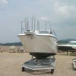 YFR24 バウスプリット 現地制作しました。